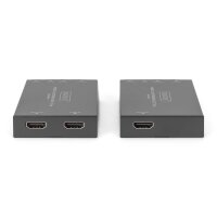 DIGITUS DS-55506 - HDMI 2.0 Extender Set, 70 m 4K/60Hz, 18 Gbps, HDCP 2.2, HDR, PoC