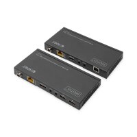 DIGITUS DS-55512 - HDBaseT HDMI KVM Extender 4K/30Hz, 70 m, 10.2 Gbps, HDCP 2.2