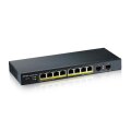 ZyXEL GS1900-10HP - Managed - L2 - Gigabit Ethernet (10/100/1000) - Power over Ethernet (PoE) - Wandmontage