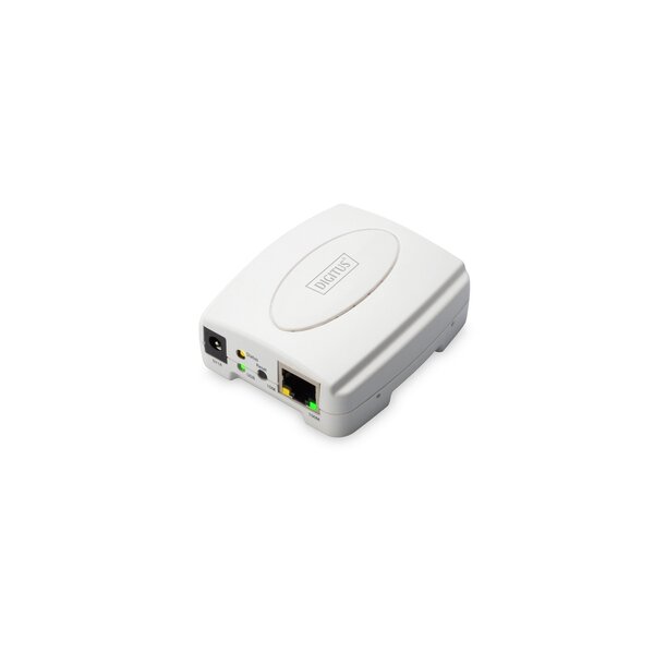 DIGITUS Fast Ethernet Print Server, USB 2.0