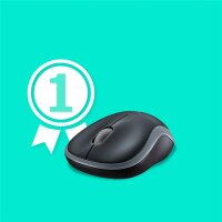 Logitech M185 - Beidhändig - Optisch - RF Wireless -...