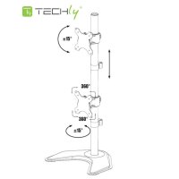 Techly Schreibtischhalterung für 2 LCD TV LED...