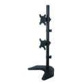 Techly Schreibtischhalterung für 2 LCD TV LED 13"-27", mit Standfuß