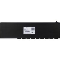 Inter-Tech SW-0816 - Stahl - Schwarz - LED - 8 AC-Ausgänge - C13-Koppler - C20-Koppler