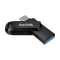 SanDisk Ultra Dual Drive Go - 32 GB - USB Type-A / USB Type-C - 3.2 Gen 1 (3.1 Gen 1) - 150 MB/s - Drehring - Schwarz