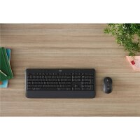 Logitech 920-010994 - Kabellos - Bluetooth - Membran Key Switch - QWERTZ - Graphit - Maus enthalten