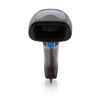 Datalogic QuickScan 2500 - Tragbares Barcodelesegerät - 1D/2D - Laser - Kabelgebunden - Tastaturkeil - RS-232 - USB - Schwarz