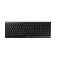 Cherry Stream Wireless - Volle Größe (100%) - Verkabelt & Kabellos - RF kabellos + USB - QWERTZ - Schwarz