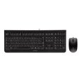 Cherry DC 2000 - Kabelgebunden - USB - Membran Key Switch - QWERTZ - Schwarz - Maus enthalten