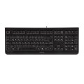 Cherry DC 2000 - Kabelgebunden - USB - Membran Key Switch - QWERTZ - Schwarz - Maus enthalten