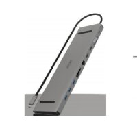 Acer ACG-DCK-C-1 - Verkabelt - USB 3.2 Gen 1 (3.1 Gen 1) Type-C - 100 W - 3,5 mm - 10,100,1000 Mbit/s - Grau