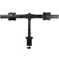 StarTech.com Dual-Monitor-Arm für Tischmontage - Querstange - Tischklemme/Kabeldurchführungstülle - Klemme - 16 kg - 33 cm (13") - 68,6 cm (27") - 100 x 100 mm - Schwarz