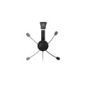 Kensington Classic USB-A Headset mit Mikrofon und Lautstärkeregler - Kabelgebunden - Büro/Callcenter - Kopfhörer - Schwarz