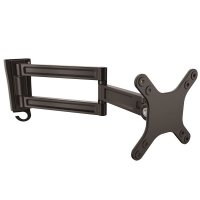 StarTech.com Monitorarm für Wandmontage - Zwei Gelenke - 15 kg - 33 cm (13 Zoll) - 68,6 cm (27 Zoll) - 75 x 75 mm - 100 x 100 mm - Schwarz