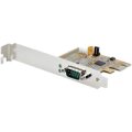StarTech.com 1-Port PCI Express Serielle Schnittstellenkarte - PCIe auf RS232 (DB9) Karte - PC Serielle Adapter Karte / Erweiterungskarte - Voll- und Niedrigprofil Blende - 16C1050 UART - COM Retention - Windows/Linux - PCIe - Seriell - Full-height / Low-