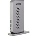 StarTech.com USB-C USB-A-Dock - Hybrid Universal USB 3.0 Dockingstation für USB-C- oder USB-A-Laptop - Dual-Monitor 4K 60Hz HDMI / DisplayPort - 6x USB-A - GbE - USB 3.1 Gen 1 - Windows/Mac - Kabelgebunden - USB 3.2 Gen 1 (3.1 Gen 1) Type-B - Schwarz - Gr