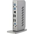 StarTech.com USB-C USB-A-Dock - Hybrid Universal USB 3.0 Dockingstation für USB-C- oder USB-A-Laptop - Dual-Monitor 4K 60Hz HDMI / DisplayPort - 6x USB-A - GbE - USB 3.1 Gen 1 - Windows/Mac - Kabelgebunden - USB 3.2 Gen 1 (3.1 Gen 1) Type-B - Schwarz - Gr
