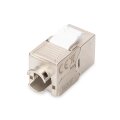 DIGITUS DN-93615 - CAT6A Keystone Jack, geschirmt, werkzeugfreie Montage