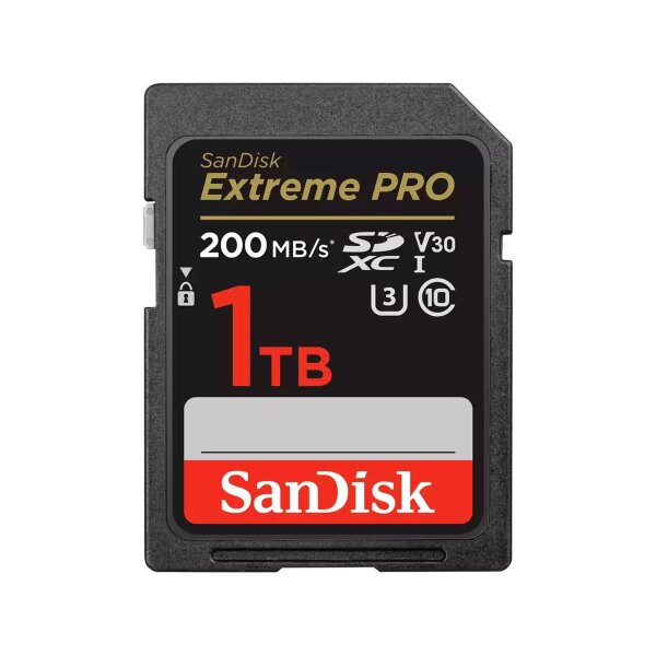 SanDisk Extreme PRO - 1 TB - SDXC - Klasse 10 - UHS-I - 140 MB/s - 90 MB/s