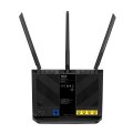 ASUS 4G-AX56 - Wi-Fi 6 (802.11ax) - Dual-Band (2,4 GHz/5 GHz) - Ethernet/LAN - 3G - Schwarz - Tabletop-Router