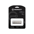 Kingston IronKey 32GB IKLP50 AES USB - w/256bit Encryption - 32 GB - USB Typ-A - 3.2 Gen 1 (3.1 Gen 1) - 145 MB/s - Kappe - Silber