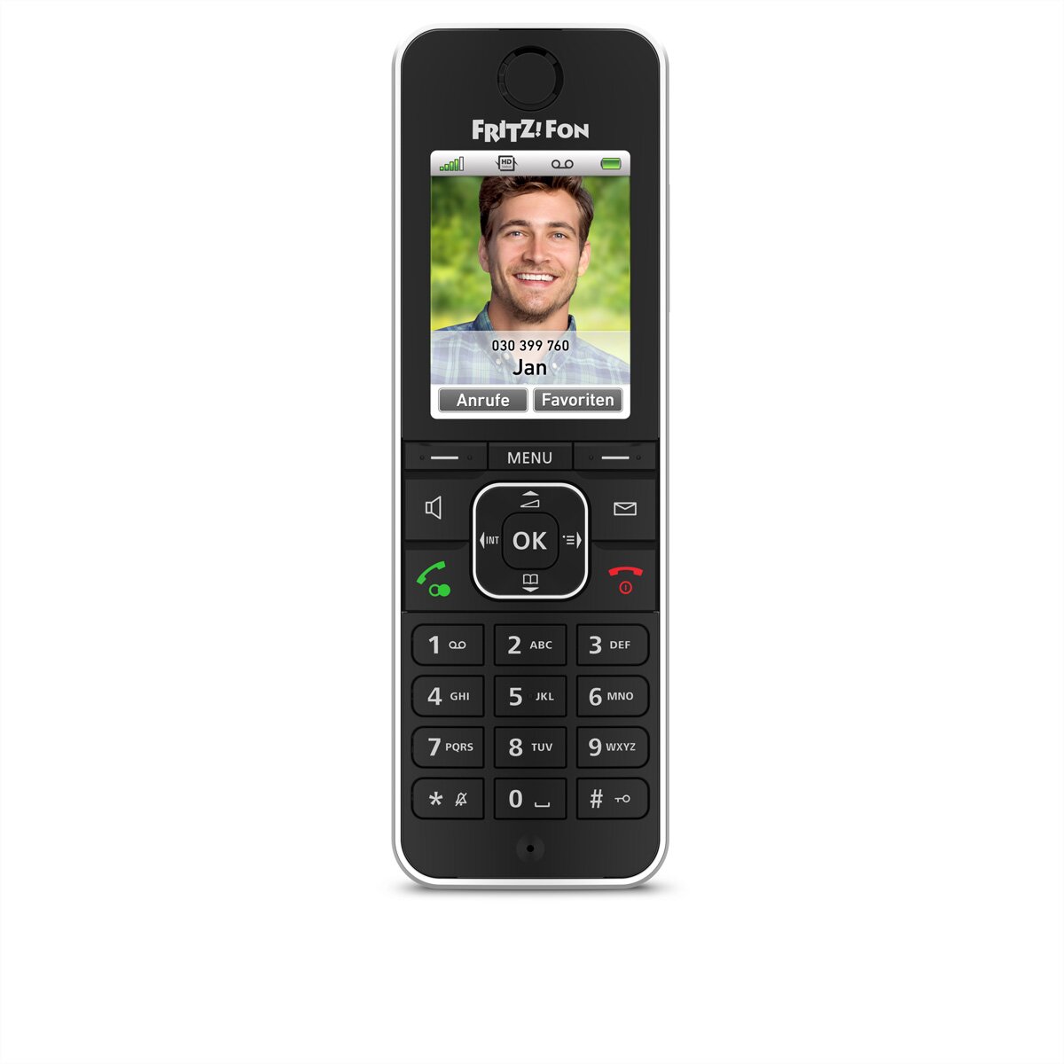 AVM Fritz!Fon C6 DECT-Mobilteil Black - VoIP-Telefon - Voice-Over-IP