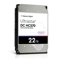 WD Ultrastar DC HC570 - 22 TB - 7200 RPM - 512 MB - 3.5" - Serial ATA III