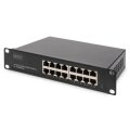 DIGITUS 16-Port Gigabit Switch, 10 Zoll, Unmanaged