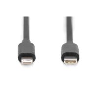 DIGITUS AK-600434-006-S - USB - C zu Lightning Spring Kabelÿ MFI C94 TPU USB 2.0, PD20W Max 1m