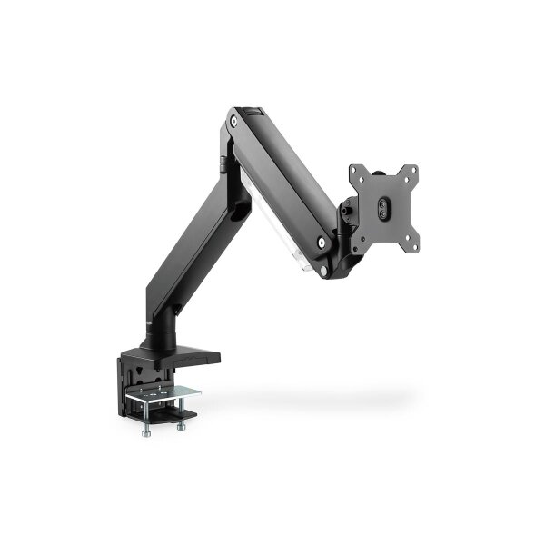 DIGITUS DA-90426 - Single Gasdruckfeder Monitor Tisch-Halterung 35", 15 kg max. schwarz