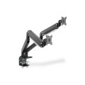 DIGITUS DA-90427 - Dual Gasdruckfeder Monitor Tisch-Halterung 2x 35", 2x 15 kg max. schwarz