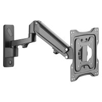 DIGITUS DA-90428 - Single Gasdruckfeder Monitor-Wandhalter 43", 23 kg max, schwarz