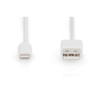 DIGITUS DB-600106-020-W - USB-A zu lightning MFI  C89, 2M...