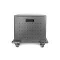 DIGITUS DN-45003 - Mobiler Ladeschrank, 16 Ladestationen, 14", schw 384 x 550 x 375 mm, elektr.Schloss, USB, Lüfter