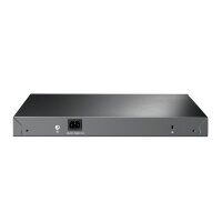 TP-LINK JetStream -28-Port-Gigabit-L2-Managed-Switch mit 24 PoE+-Ports - Managed - L2+ - Gigabit Ethernet (10/100/1000) - Power over Ethernet (PoE) - Rack-Einbau - 1U