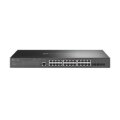 TP-LINK JetStream -28-Port-Gigabit-L2-Managed-Switch mit 24 PoE+-Ports - Managed - L2+ - Gigabit Ethernet (10/100/1000) - Power over Ethernet (PoE) - Rack-Einbau - 1U