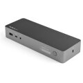 StarTech.com Universale Laptop Dockingstation - Hybrid USB-C & USB-A Dock - Dual 4K DP & HDMI - 100W PD - Mac / Windows / Chrome OS - 4x USB 5Gbps Hub - GbE - Kabelgebunden - USB 3.2 Gen 1 (3.1 Gen 1) Type-C - 3,5 mm - IEEE 802.3 - IEEE 802.3ab - IEEE 802