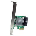 StarTech.com 4 Port PCI Express 2.0 SATA III 6Gbit/s RAID Controller Karte mit HyperDuo SSD Tiering - PCIe SATA 3 Controller Adapter - SATA - Serial ATA III - PCI Express - 0 - 1 - 10 - JBOD - 6 Gbit/s - Marvell - 88SE9230 - 48 Bit
