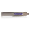 StarTech.com PEX1P2 - PCIe - Parallel - PCIe 1.0a - Schwarz - Stahl - 26297 h - PLX/Oxford - OXPCIe952