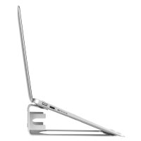 StarTech.com Laptop-Ständer - 2-in-1-Laptopständer oder Vertikalständer - Ideal für Ultrabooks & MacBook Pro/Air - Ergonomische - angewinkelte Tablethalterung für den Schreibtisch - Silber - Aluminium - Silber - Aluminium - 27,9 cm (11") - 38,1 cm (15") -