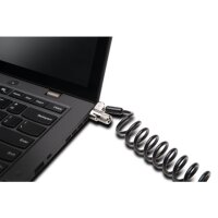 Kensington MicroSaver® 2.0 Portable-Notebookschloss - 1,8 m - Schlüssel - Stahl - Schwarz - Silber