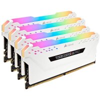Corsair Vengeance CMW32GX4M4C3200C16W - 32 GB - 4 x 8 GB - DDR4 - 3200 MHz - 288-pin DIMM - Weiß