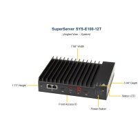 Supermicro SuperServer E100-12T-C - Barebone - Celeron