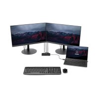 StarTech.com USB 3.0 Mini Dock - USB-A Dockingstation mit zwei Monitoren und DisplayPort 4K 60Hz Video- und Gigabit-Ethernet - 30 cm langes Kabel - Tragbarer USB 3.1 Gen 1 Typ A-Laptopadapter - Kabelgebunden - USB 3.2 Gen 1 (3.1 Gen 1) Type-A - 10,100,100