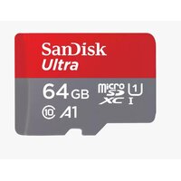 SanDisk 64GB Ultra microSDXC 140MB/s+SD Adapter -...