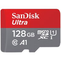 SanDisk 128GB Ultra microSDXC 140MB/s+SD Adapter - Extended Capacity SD (MicroSDHC)