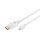 DIGITUS AK-340102-020-W - DisplayPort Anschlusskabel, mini  DP - DP St/St, 2.0m, m/Verriegelung, DP 1.1a konform, we