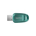 SanDisk Ultra Eco - 64 GB - USB Typ-A - 3.2 Gen 1 (3.1 Gen 1) - 100 MB/s - Ohne Deckel - Grün