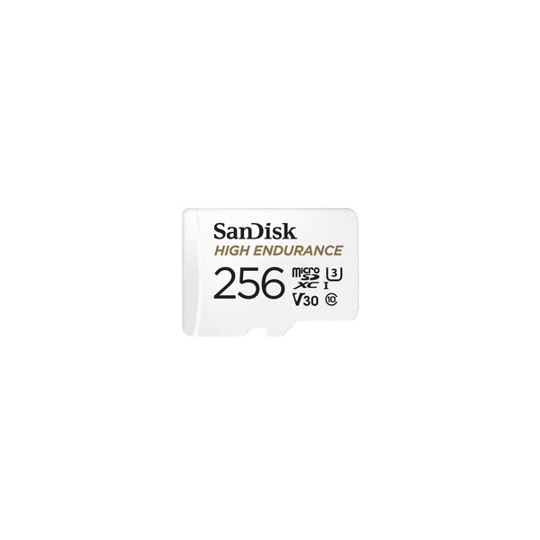 SanDisk High Endurance - 256 GB - MicroSDXC - Klasse 10 - UHS-I - 100 MB/s - 40 MB/s