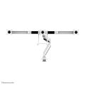 Neomounts NM-D775DX3WHITE Monitorarm 17-27" - Gasfeder - Topfix - 180°-Stopp - Klemme/Durchführung - 43,2 cm (17") - 68,6 cm (27") - 100 x 100 mm - Höhenverstellung - Weiß